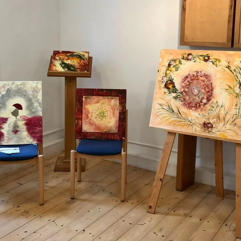 Kunst und Kuchen Erfurt Encaustic Art Ausstellung