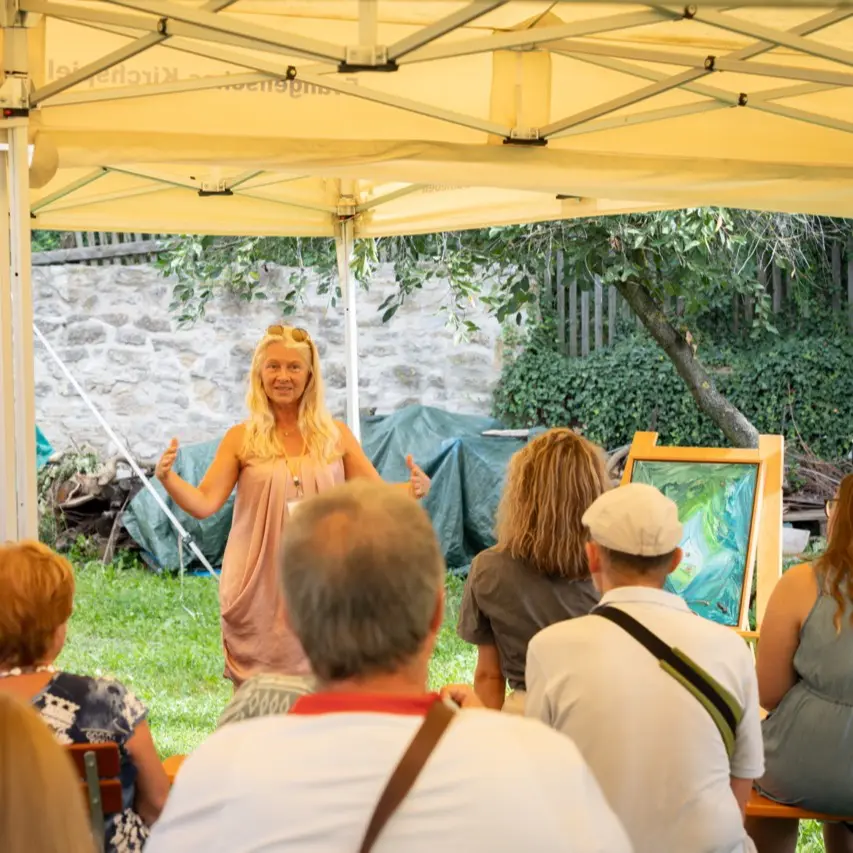 Gesundheitsfestival Erfurt Encaustic Art Ausstellung