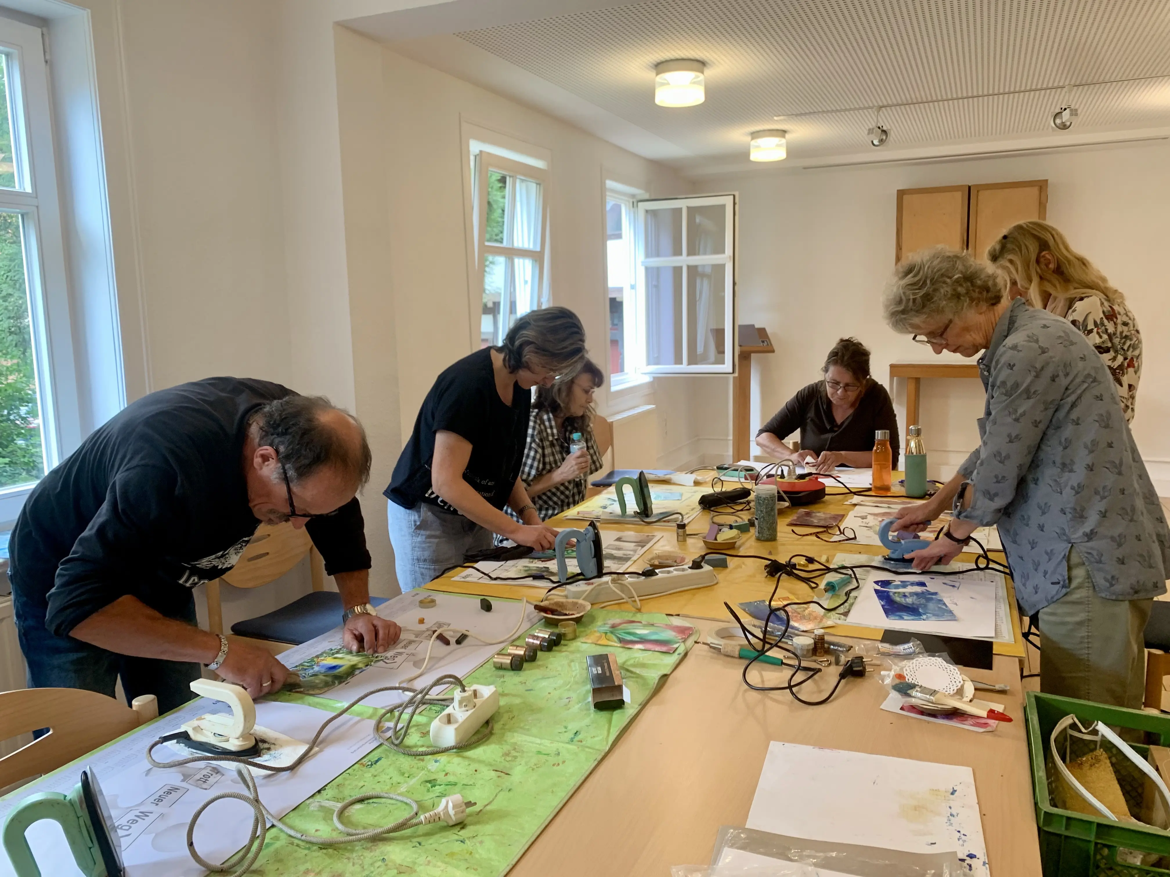 Encaustic Workshop Malkurs Encaustic Erfurt