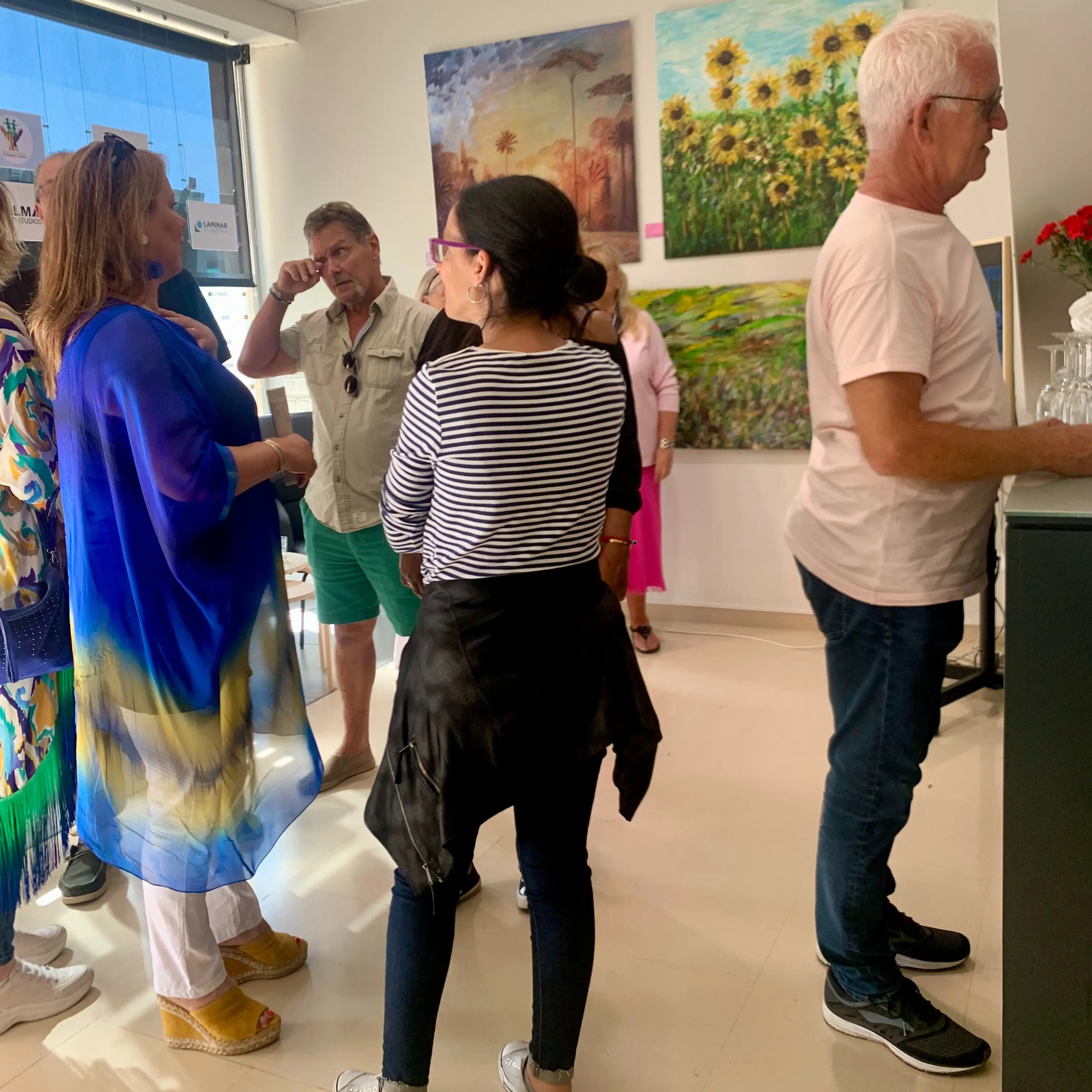 Charity Mallorca Kunstausstellung Encaustic Art Ausstellung